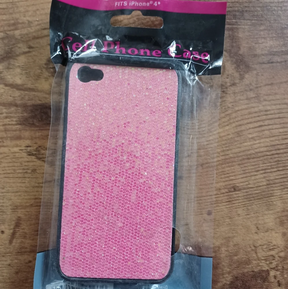 Iphone 4 pink sequin cover